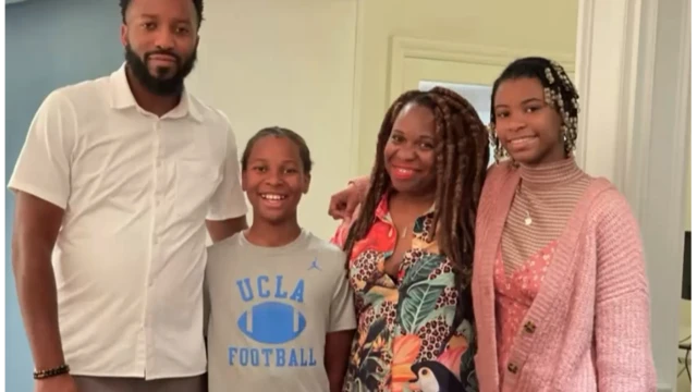 تينيشا تيت أوستن وبول أوستن وابنتهيما