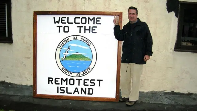 偏远的特里斯坦达库尼亚岛