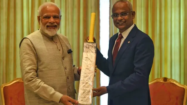 नरेंद्र मोदी, मालदीव के राष्ट्रपति इब्राहिम सोलिह