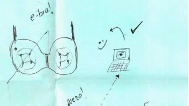 دکتر داگدویرن زمانی که کنار بالین عمه‌اش بود طرحی از این دستگاه را کشید