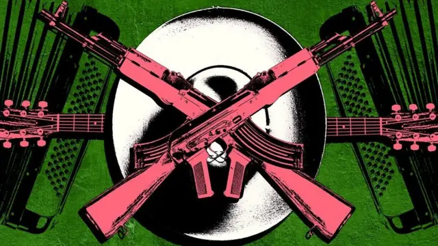 Ilustración narcotráfico mexicano