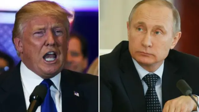 دونالد ترامپ، ولادیمیر پوتین