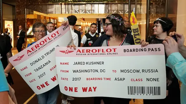 Протест против Трампа и Кушнера