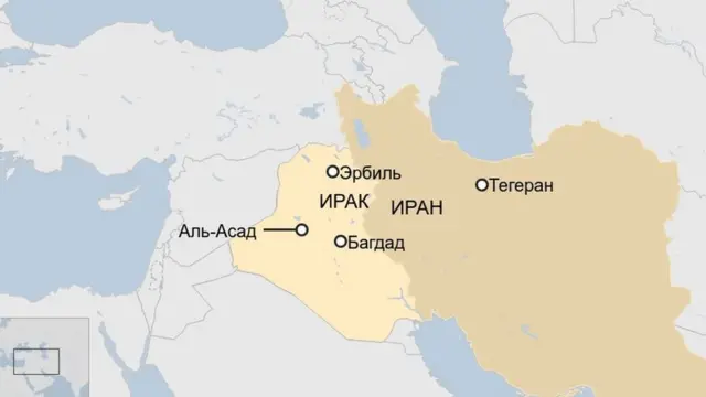 Карта Ирака