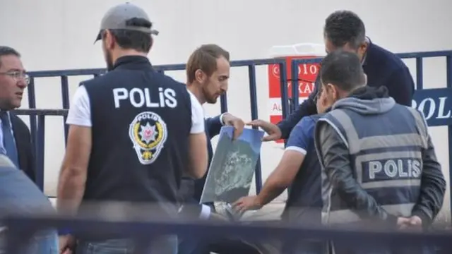 Rize Adliyesi'nde polis araması