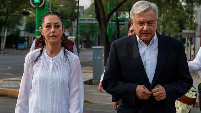 Claudia Sheinbaum y AMLO