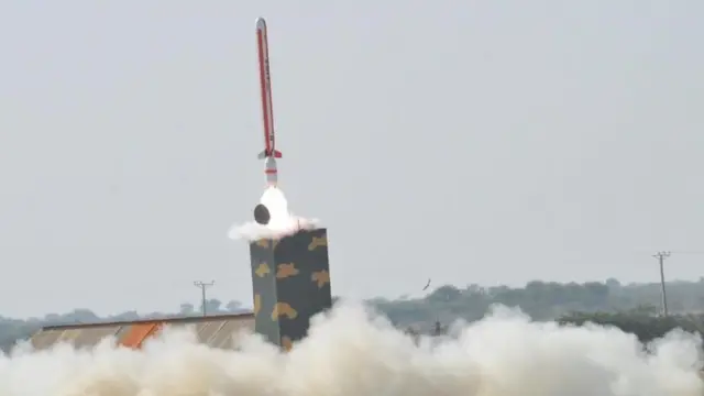 Испытание крылатой ракеты меньшего радиуса в Пакистане в 2016 году