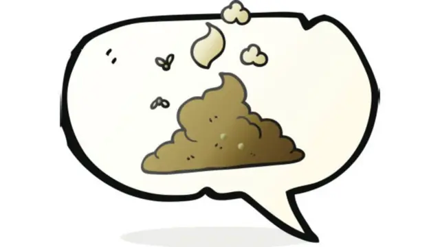 Ilustración de excremento