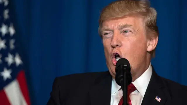 Дональд Трамп делает заявление по Сирии