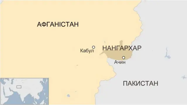 Мапа удару МОАВ