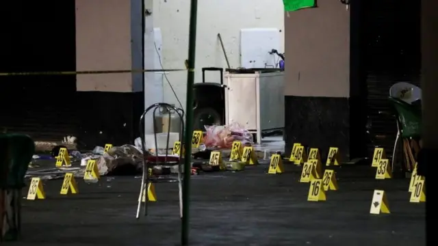 Identificación de balas en plaza Garibaldi