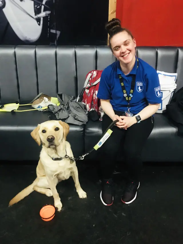 프란체스카와 반려견 션