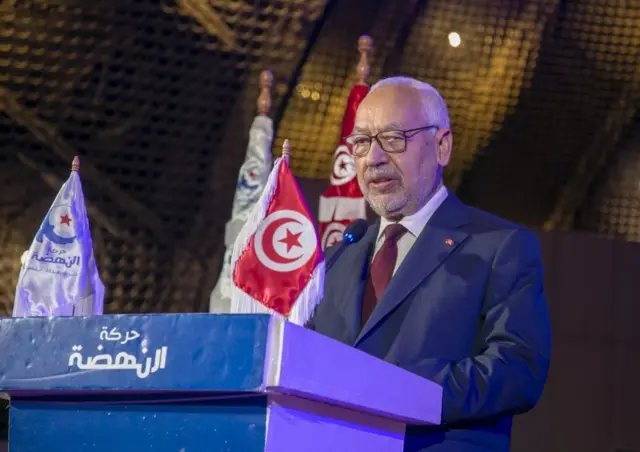 زعيم حركة النهضة راشد الغنوشي