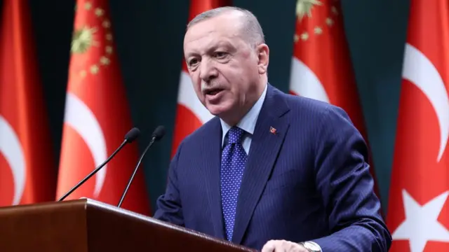El presidente de Turquía, Recep Tayyip Erdogan.