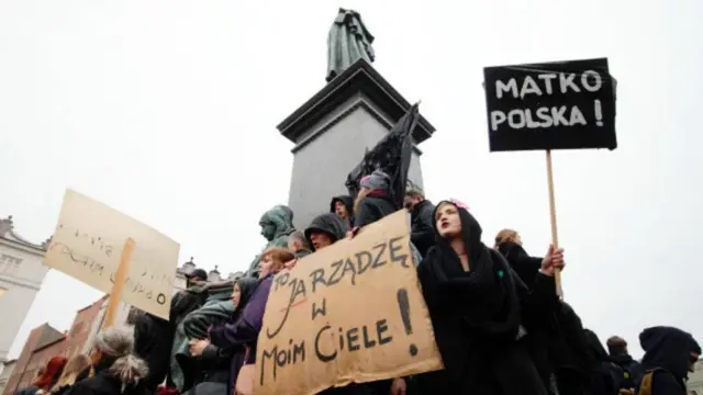 акции протеста в Польше