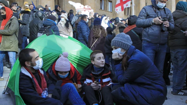 Протесты в Грузии