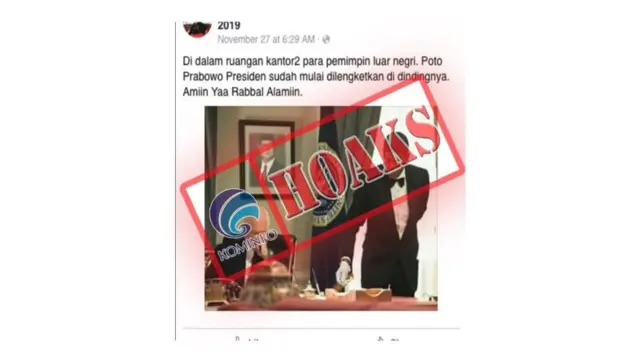 Hoaks Prabowo