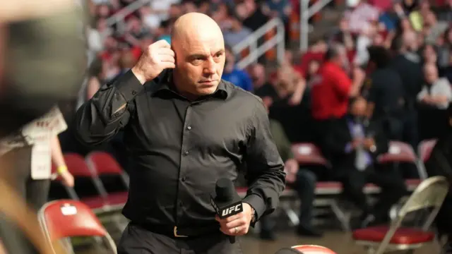 Joe Rogan at a UFC fight