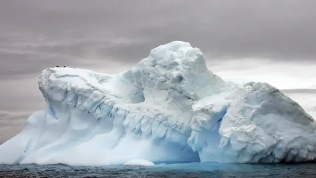 Geleira na Antártica