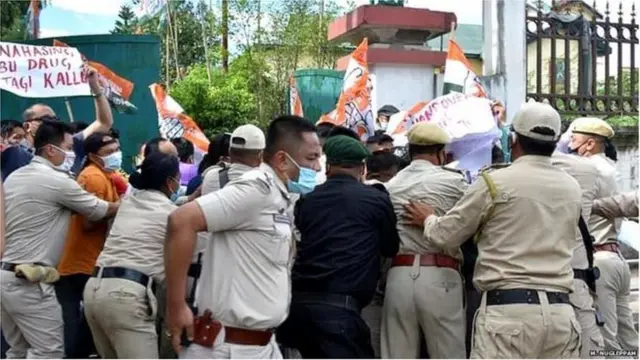 કૉંગ્રેસનું વિરોધ પ્રદર્શન