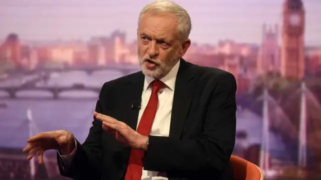 Лидер оппозиционной Лейбористской партии Джереми Корбин