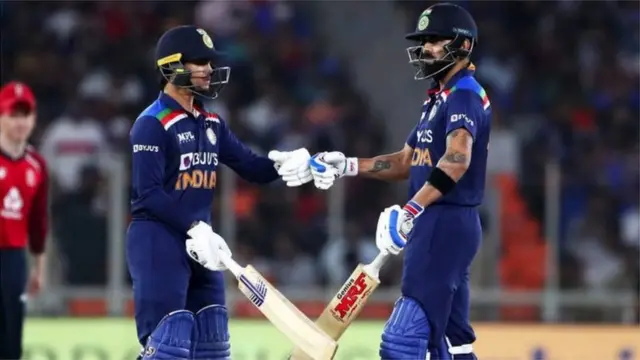 ઈશાન કિશન અને કપ્તાન વિરાટ કોહલી