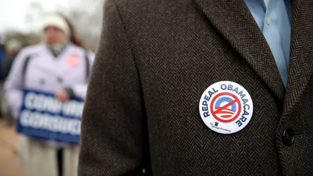 Protesta contra Obamacare