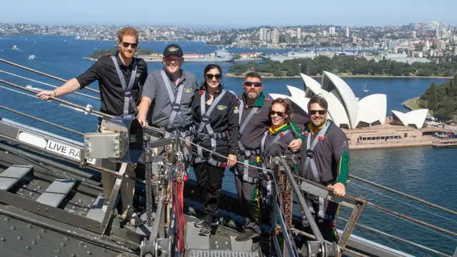 принц Гарии и участники Invictus Games