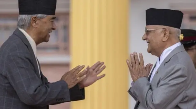 देउवा र ओली 