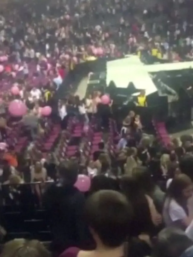 El interior del Manchester Arena