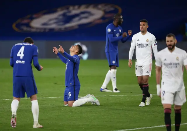 Chelsea ve Real Madrid oyuncuları
