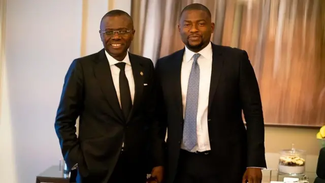 L-R: Babajide Sanwoolu and Fuad Atanda-lawal
