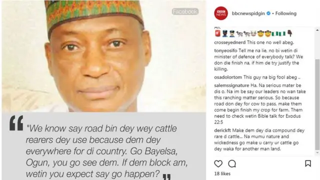 Odas still dey chook mouth for di matter;