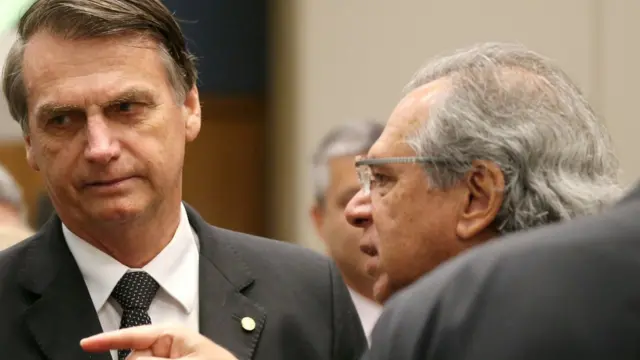 Jair Bolsonaro e Paulo Guedes