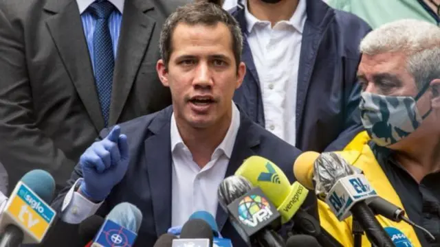 Considerado presidente interino da Venezuela, Juan Guaidó comanda a Assembleia Nacional, único poder não controlado pelo regime de Maduro
