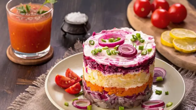 Селедка под шубой.