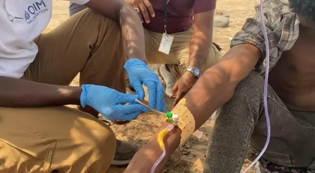 Ogeeyyii IOM godaantota gammoojjii keessa hubaman wal'aanaa jiran