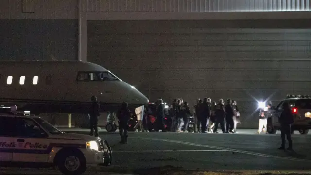 Guzmán Loera llegó en la noche de este jueves a Nueva York.
