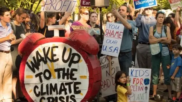 Protestas frente a la Casa Blanca