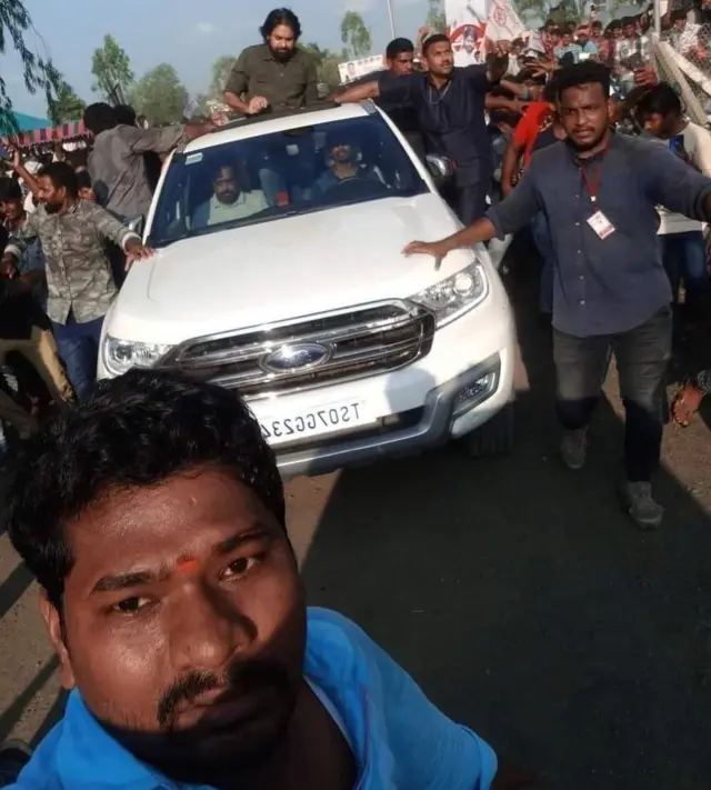 పవన్ కల్యాణ్ ర్యాలీలో అన్యం సాయి