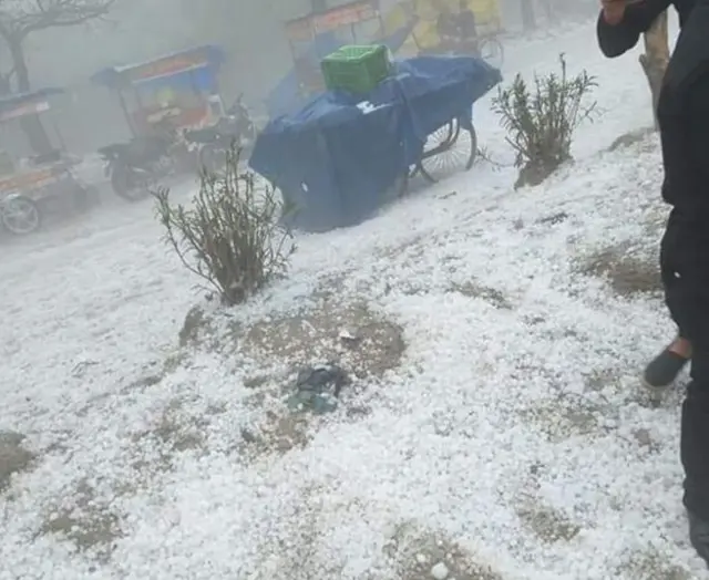 দিল্লির শিলাবৃষ্টি