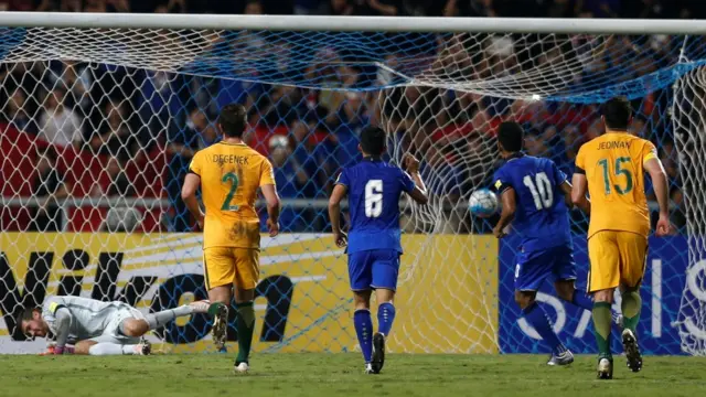 تيراسيل دانغا يسجل الهدف الثاني لتايلاند