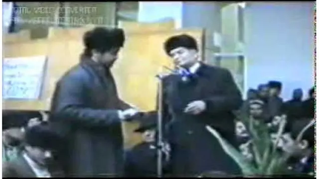 Тоҳир Йўлдош ва Ислом Каримов.