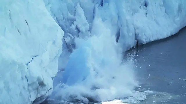 Grandes masas de hielo en el mar