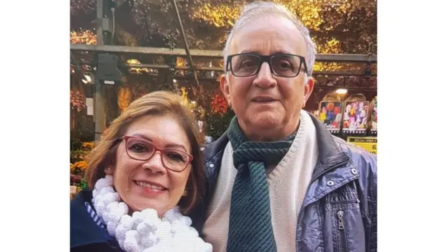 Maria Auxiliadora ao lado do marido, Paulo Jorge Lima