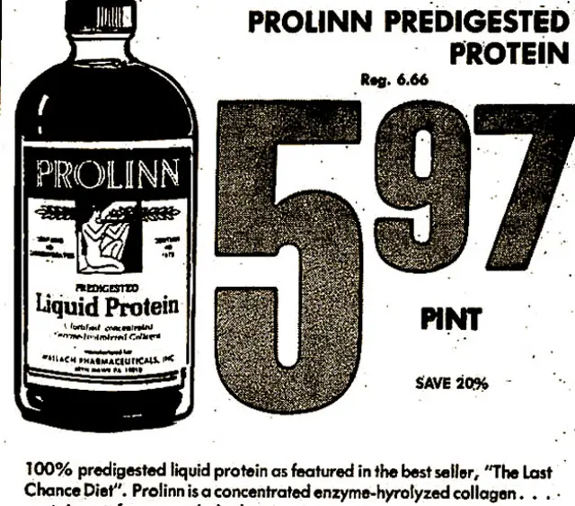 Anuncio de la proteína líquida