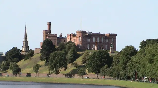 Замок в Инвернессе.