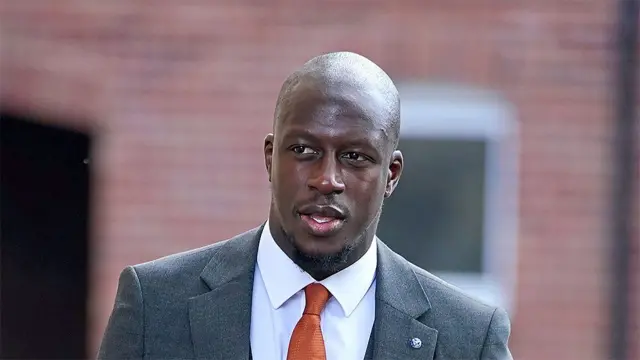 Manchester City footballer Benjamin Mendy