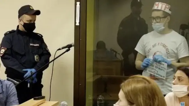 "Network" criminal court trial in St Petersburg