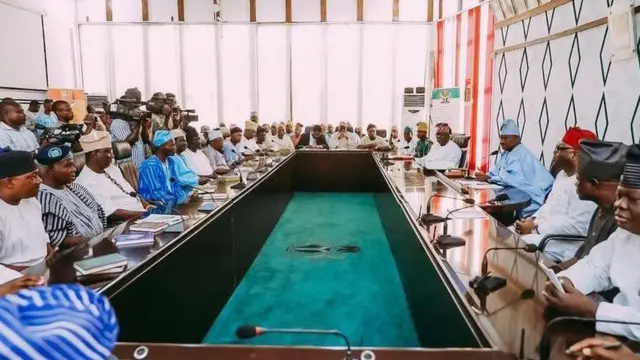 Awọn alaga ijọba ibilẹ ni Ọyọ pẹlu Abiọla Ajimọbi